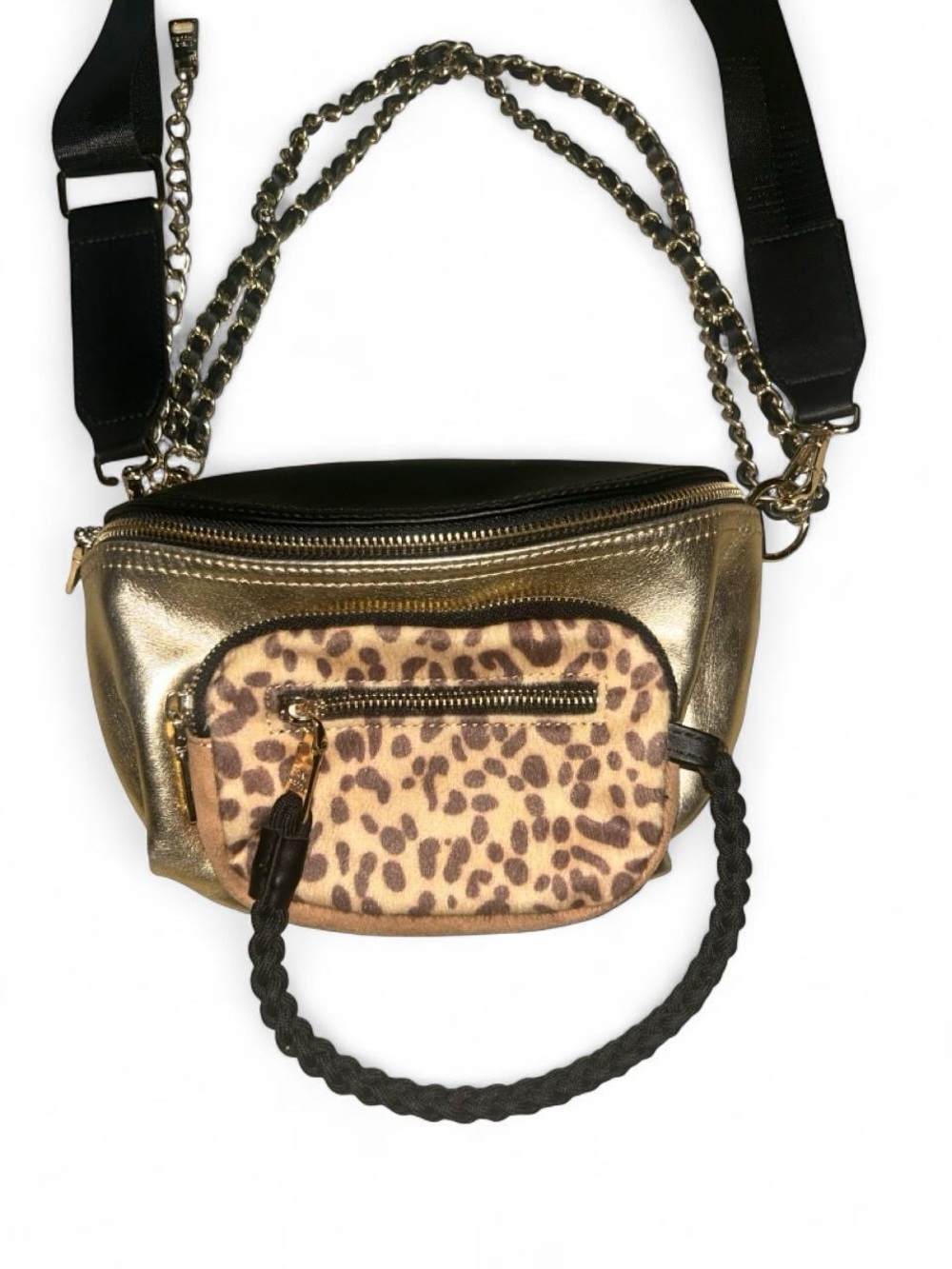 Steve Madden BSummit Convertible Belt Bag in leopard print